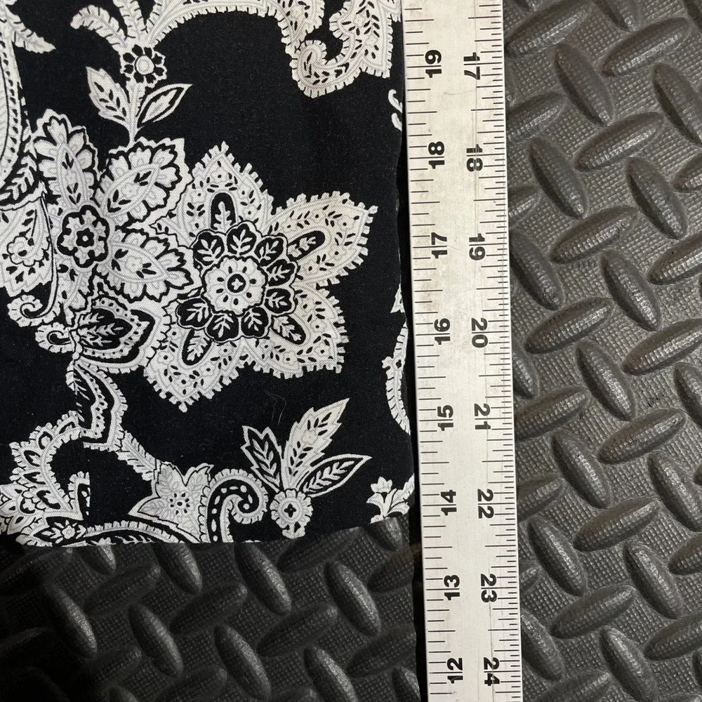 VTG Pendleton Country Sophisticates‎ Petite Black White Floral Blazer Jacket 12
